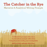 The Catcher in the Rye Writing Prompts & Rubrics