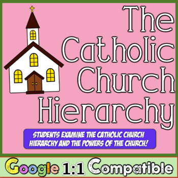 Preview of Catholic Church Hierarchy & the Powers of the Church! Fun Graphic Organizer!