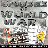 The Causes of World War I: MANIA (Text*Maps*Graphic Organizer)