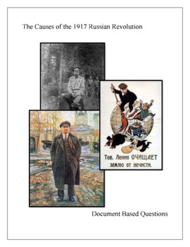 Preview of The Causes of the 1917 Russian Revolution: Document Based Questions