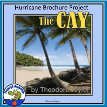 Preview of The Cay by Theodore Taylor Hurricane Brochure Research Project with Peer Review