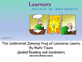 Preview of The Celebrated Jumping Frog of Calaveras County Guided Reading