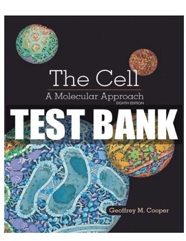 Preview of The Cell: A Molecular Approach 8th Edition by Cooper Geoffrey TEST BANK