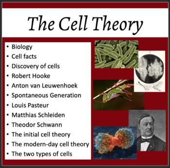 Preview of The Cell Theory - Google Slides and PowerPoint Lesson