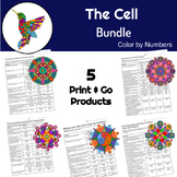 The Cell and Cell Processes Bundle | Science Color By Numbers