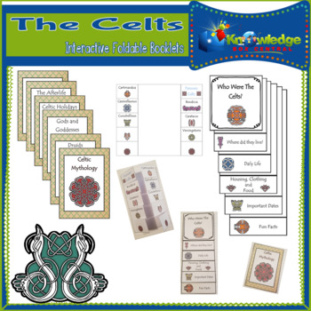 Preview of The Celts Interactive Foldable Booklets