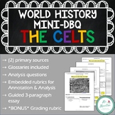The Celts - World History Mini-DBQ