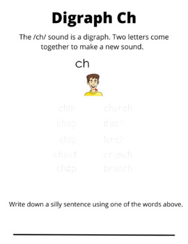 Preview of The "Ch" Digraph worksheet