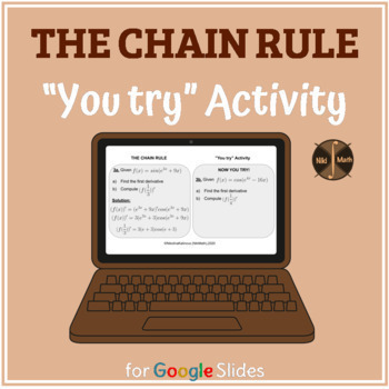 Preview of The Chain Rule - "You try" Activity - Distance Learning