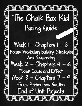 The Chalk Box Kid A Complete Literary Unit By My Life At The Pencil Sharpener