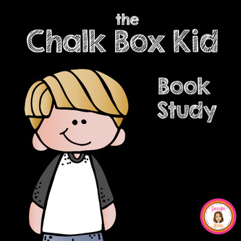 Preview of The Chalk Box Kid Book Study packet