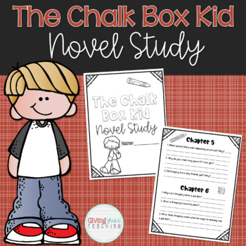 Preview of The Chalk Box Kid Novel Study