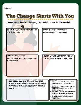 change starts with you essay