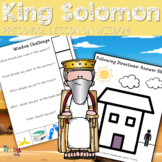 The Character of Solomon: A Preschool Lesson on Wisdom & F