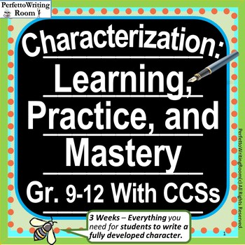 Preview of Characterization Master Course Grades 9-12