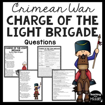 charge of the light brigade poem pdf