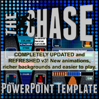 Preview of The Chase UK Customizable PowerPoint Template v3.5 UPDATED!