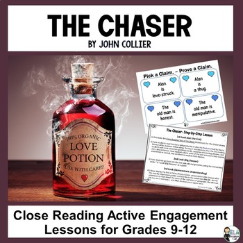 Preview of The Chaser: A Close Reading Lesson about Unrequited Love (Grades 8-12)