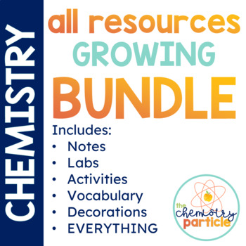 Preview of The Chemistry Particle's Chemistry Resource Bundle