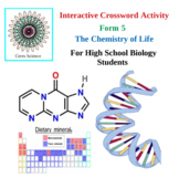 The Chemistry of Life - High School Biology - Interactive Crossword - Form 5