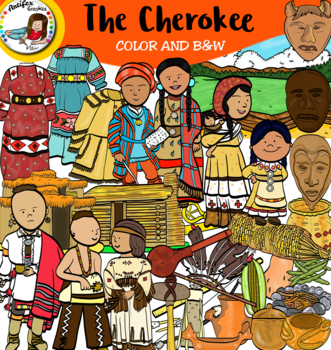 Preview of The Cherokee clip art set