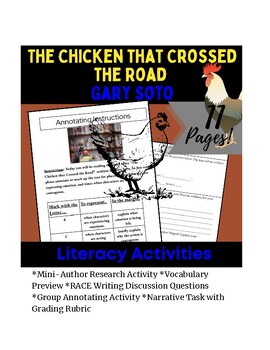 Preview of The Chicken that Crossed the Road Gary Soto Short Story