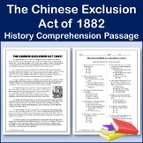 The Chinese Exclusion Act of 1882 - History Comp Passage &