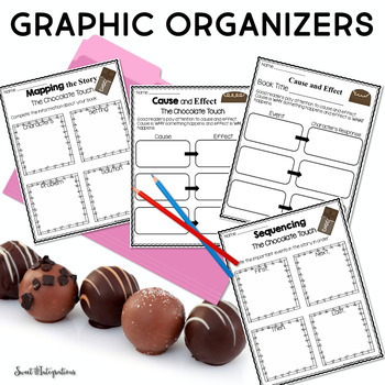 THE CHOCOLATE TOUCH Book Study With Graphic Organizers by ...