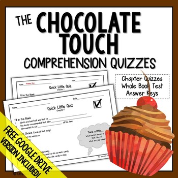 Preview of The Chocolate Touch Comprehension Questions (Chocolate Touch Novel Study)