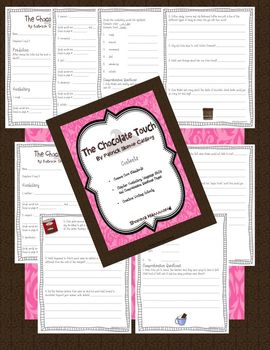 Preview of The Chocolate Touch: Comprehension, Vocabulary, Writing