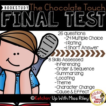 Preview of The Chocolate Touch Final Comprehension Test