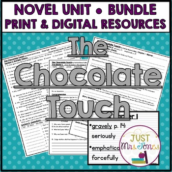 Novel Units: The Chocolate Touch