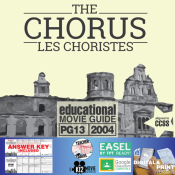 Preview of The Chorus (Les Choristes) Movie Guide | Worksheet | Google Slides (PG13 - 2004)