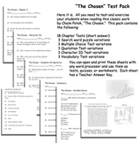 The Chosen Test Pack