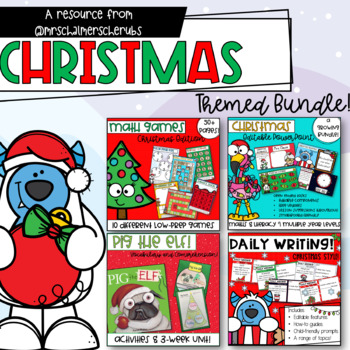 Preview of The Christmas Bundle: Literacy & Numeracy!