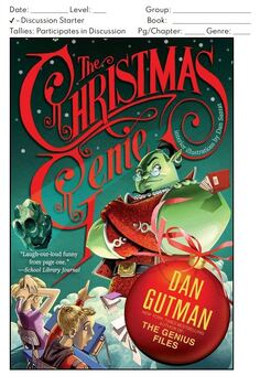 Preview of The Christmas Genie No Prep Guided Reading Group and Lit. Discussion Plans