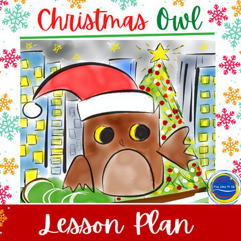 Preview of The Christmas Owl by Kalish and Sterer Lesson with Holiday Boom Cards™