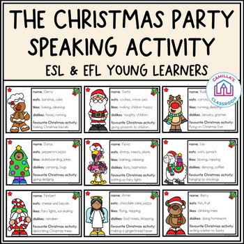 Preview of The Christmas Party - Speaking Activity