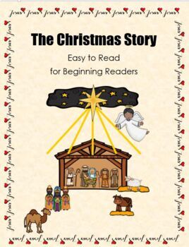 Preview of The Christmas Story Easy to Read for Beginning Readers
