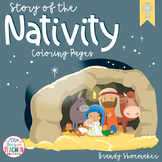 The Christmas Story Nativity Coloring Pages