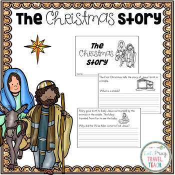 The Christmas Story Religious Reader by Eat Pray Travel Teach | TPT