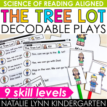 Preview of The Christmas Tree Lot Decodable Partner Plays Phonics Based Readers Theater SOR