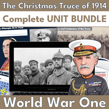 Preview of World War 1 Christmas Truce of 1914 - UNIT BUNDLE (Word Search, PowerPoint etc.)