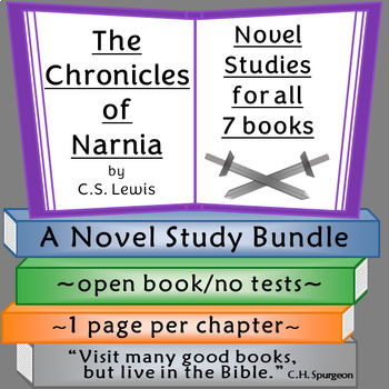 Preview of The Chronicles of Narnia Novel Studies Bundle
