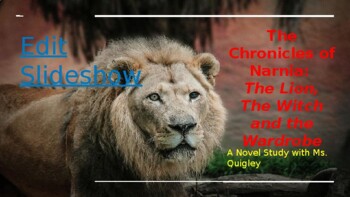 Preview of The Chronicles of Narnia: The Lion, the Witch and the Wardrobe Novel/Unit Study