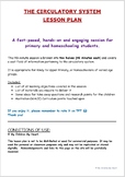 The Circulatory System - LESSON PLAN for 90-mins of activities