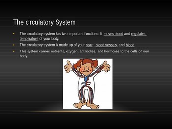 Preview of The Circulatory System Powerpoint