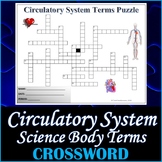 The Circulatory System Science Crossword Puzzle Activity W