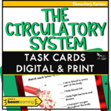 The Circulatory System Task Cards Print and Digital - Dist