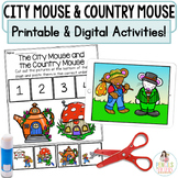 The City Mouse & the Country Mouse Printable Activities an